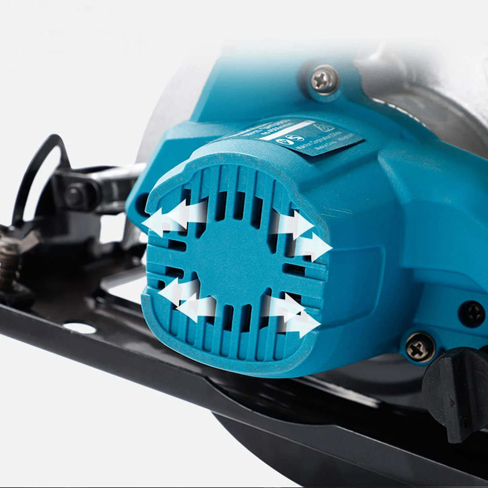 Brushless Electric Circular Saw 1380W 4500RPM Brushless Cordless Circular Saw Power Tool 178mm For 18V Battery