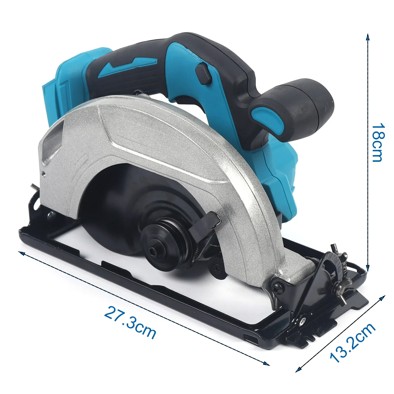 Brushless Electric Circular Saw 1380W 4500RPM Brushless Cordless Circular Saw Power Tool 178mm For 18V Battery