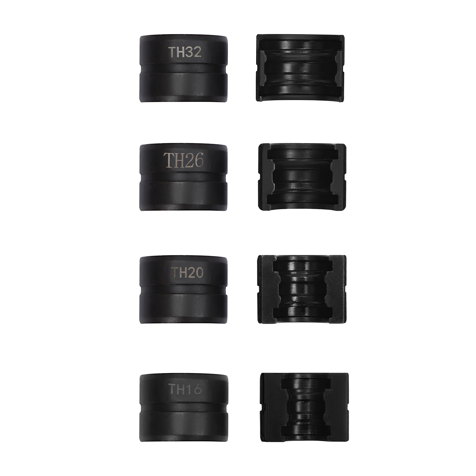 Presser Jaws Set U16/20/25/32,TH16/20/26/32mm, V15/18/22/28mm Crimping Dies Tubular Clamp Kit