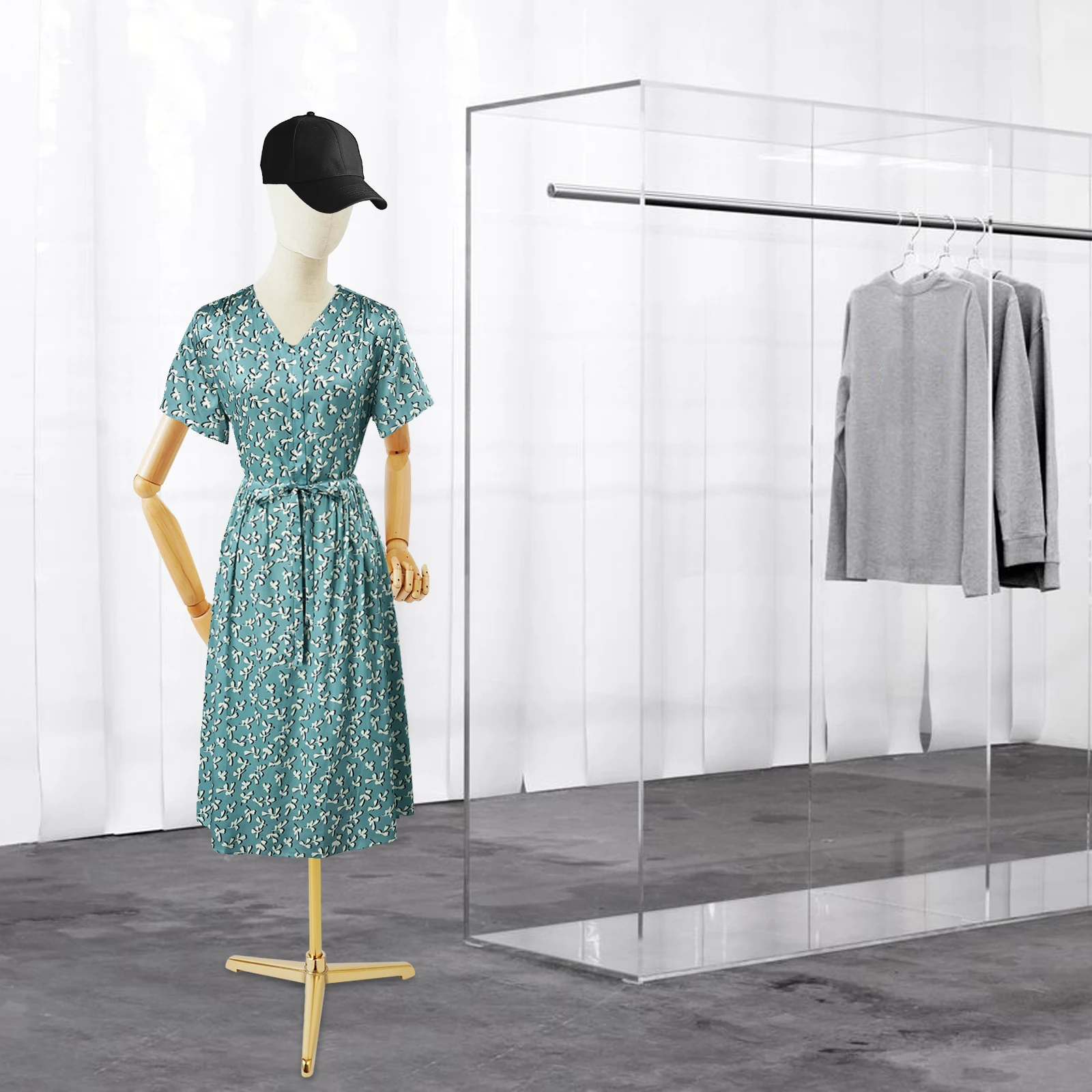 Female Mannequins Female Clothes Rack Mannequin Body Stand Half Body Female Nude Model