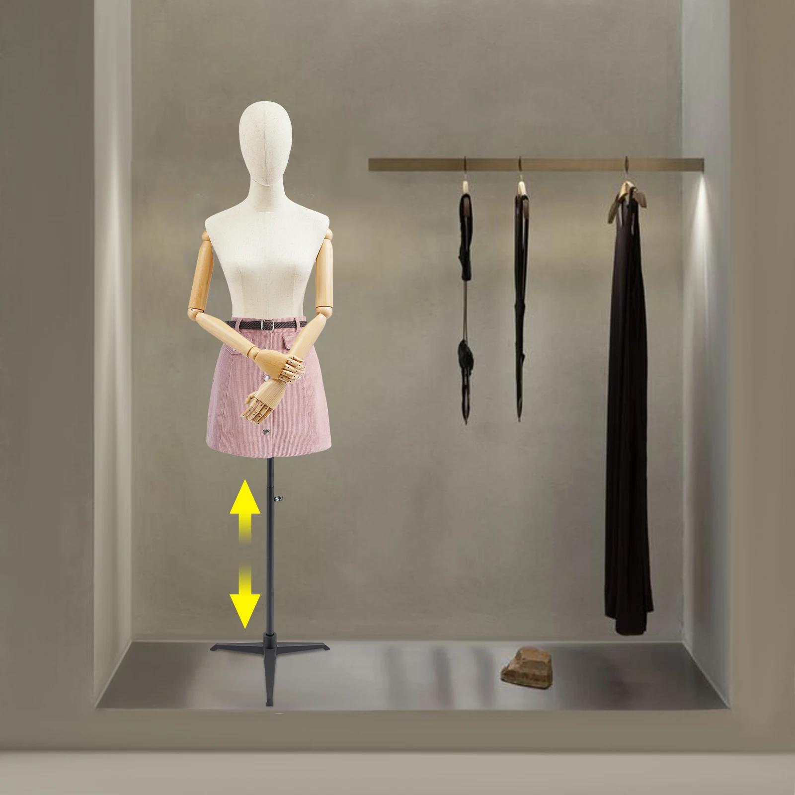Female Mannequins Female Clothes Rack Mannequin Body Stand Half Body Female Nude Model