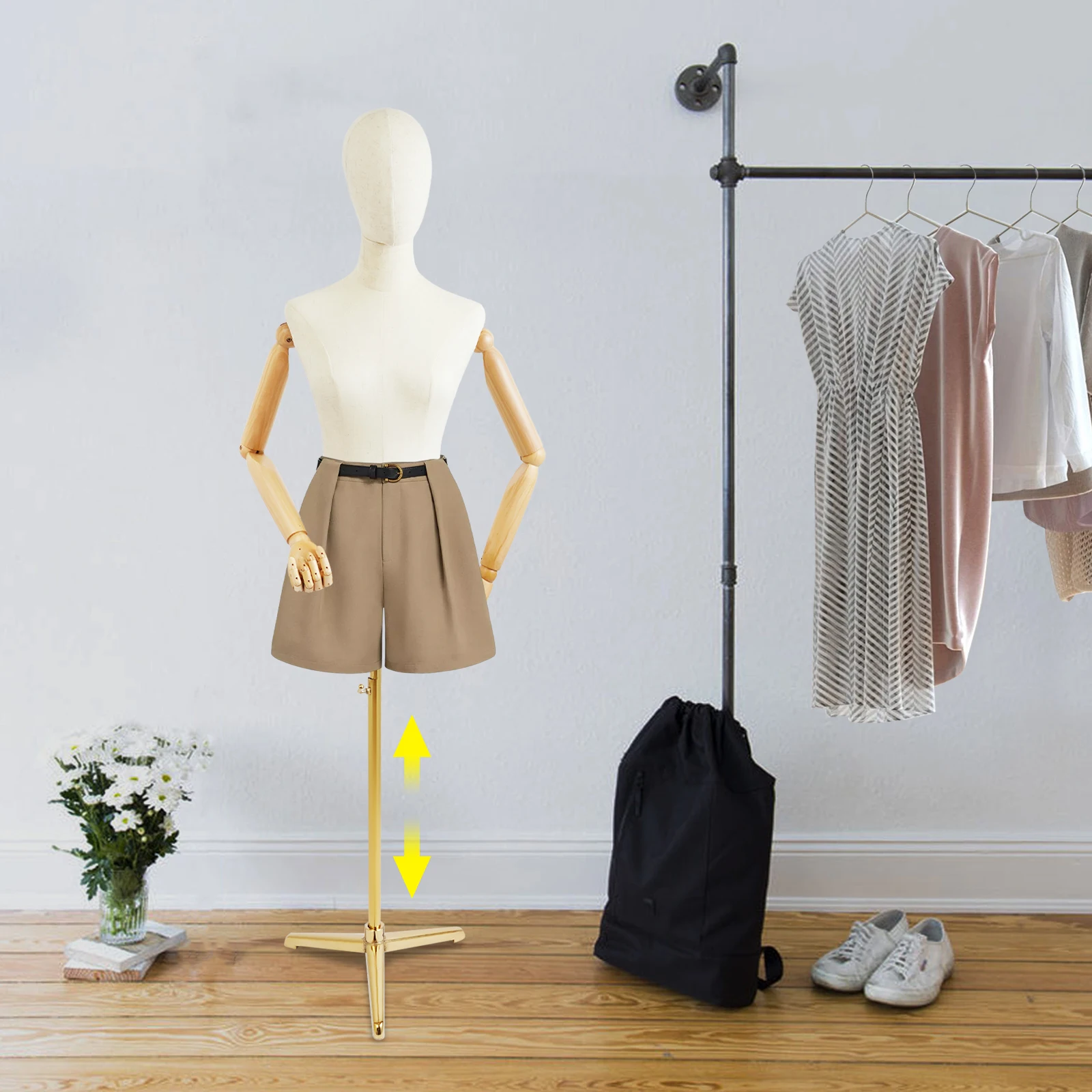 Female Mannequins Female Clothes Rack Mannequin Body Stand Half Body Female Nude Model