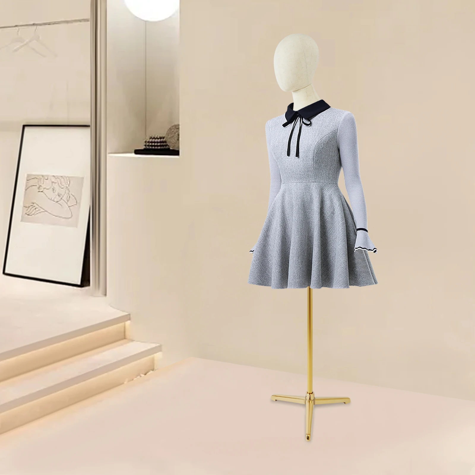 Female Mannequins Female Clothes Rack Mannequin Body Stand Half Body Female Nude Model