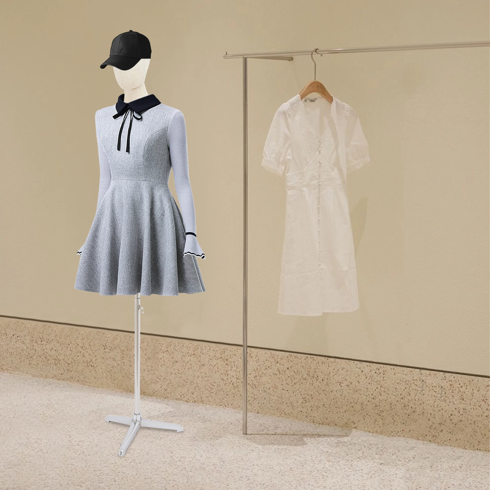 Female Mannequins Female Clothes Rack Mannequin Body Stand Half Body Female Nude Model