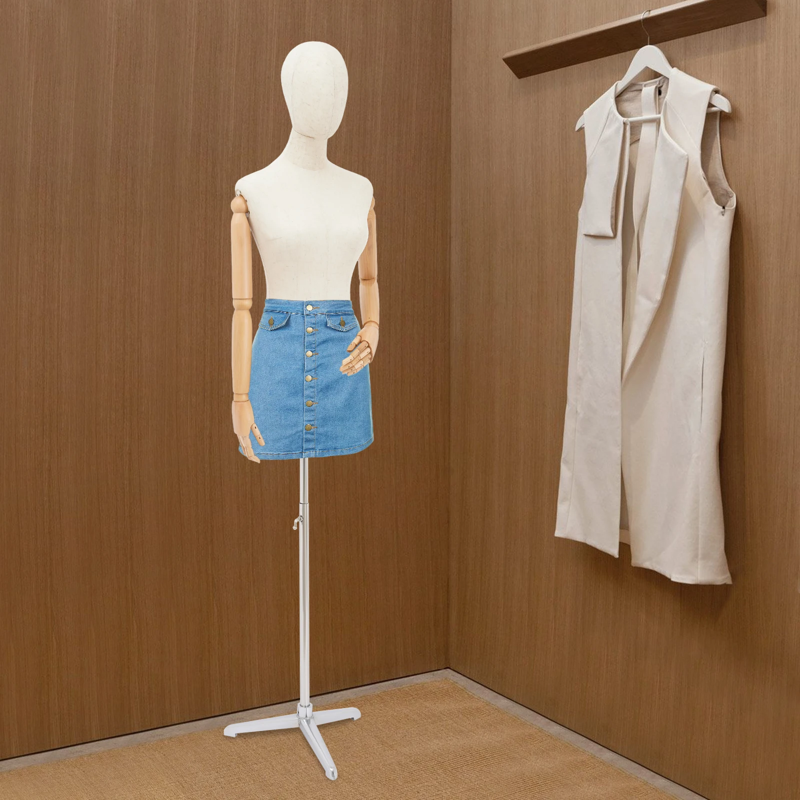 Female Mannequins Female Clothes Rack Mannequin Body Stand Half Body Female Nude Model