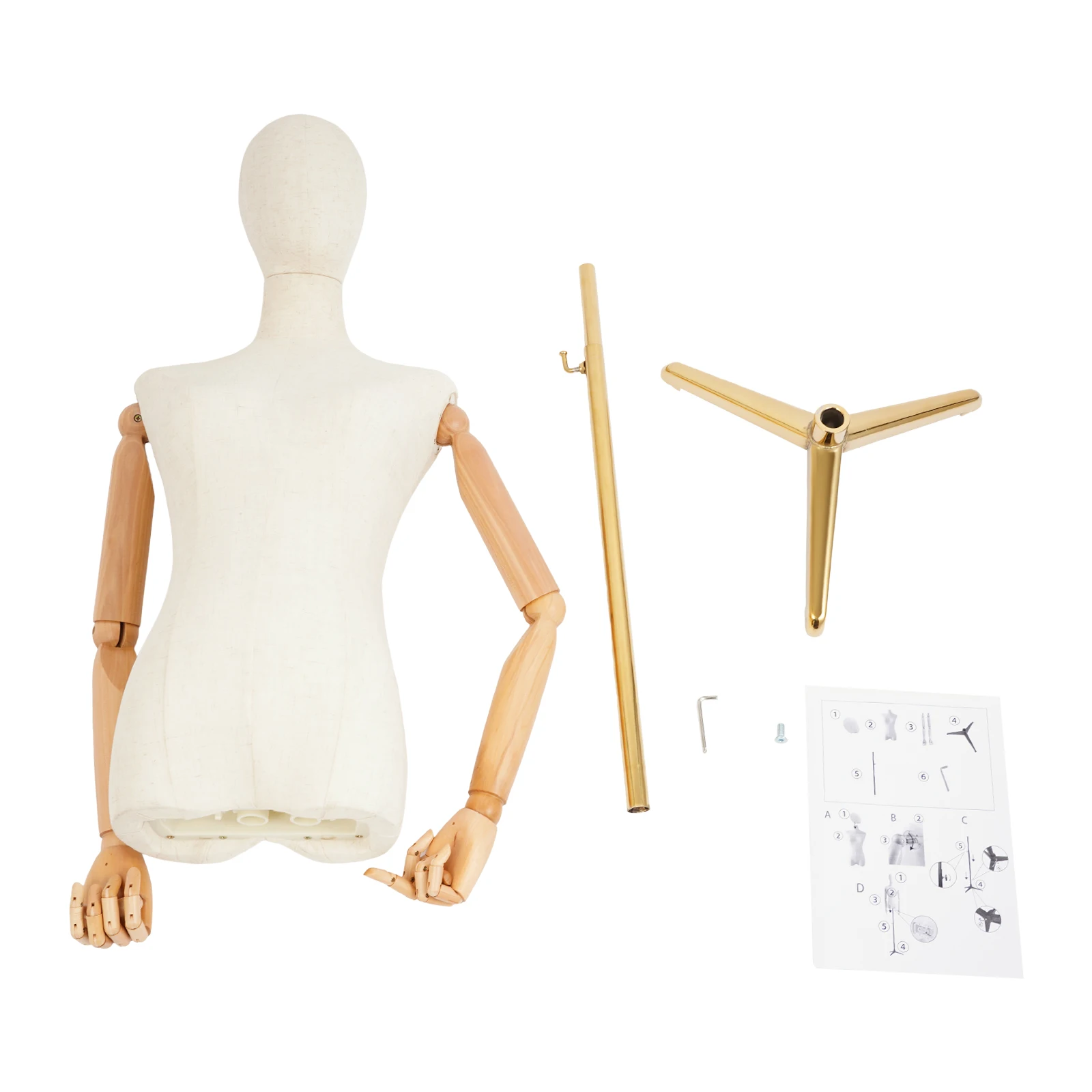 Female Mannequins Female Clothes Rack Mannequin Body Stand Half Body Female Nude Model
