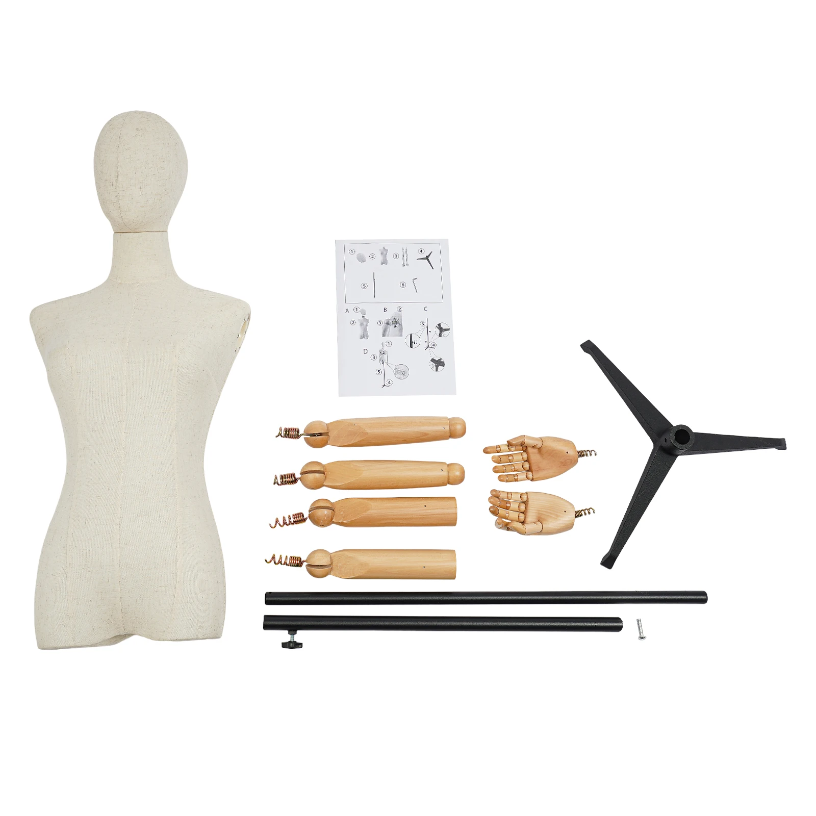 Female Mannequins Female Clothes Rack Mannequin Body Stand Half Body Female Nude Model