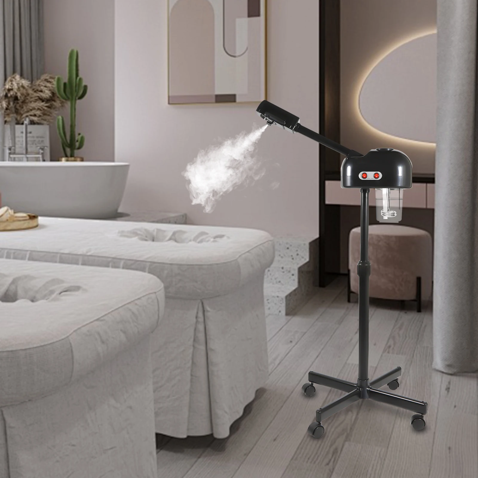 800W Facial Steamer Steam Height Adjustable Facial Sauna, SPA Facial Treatment Sprayer, Humidifier Ozone Steamer 750 ml