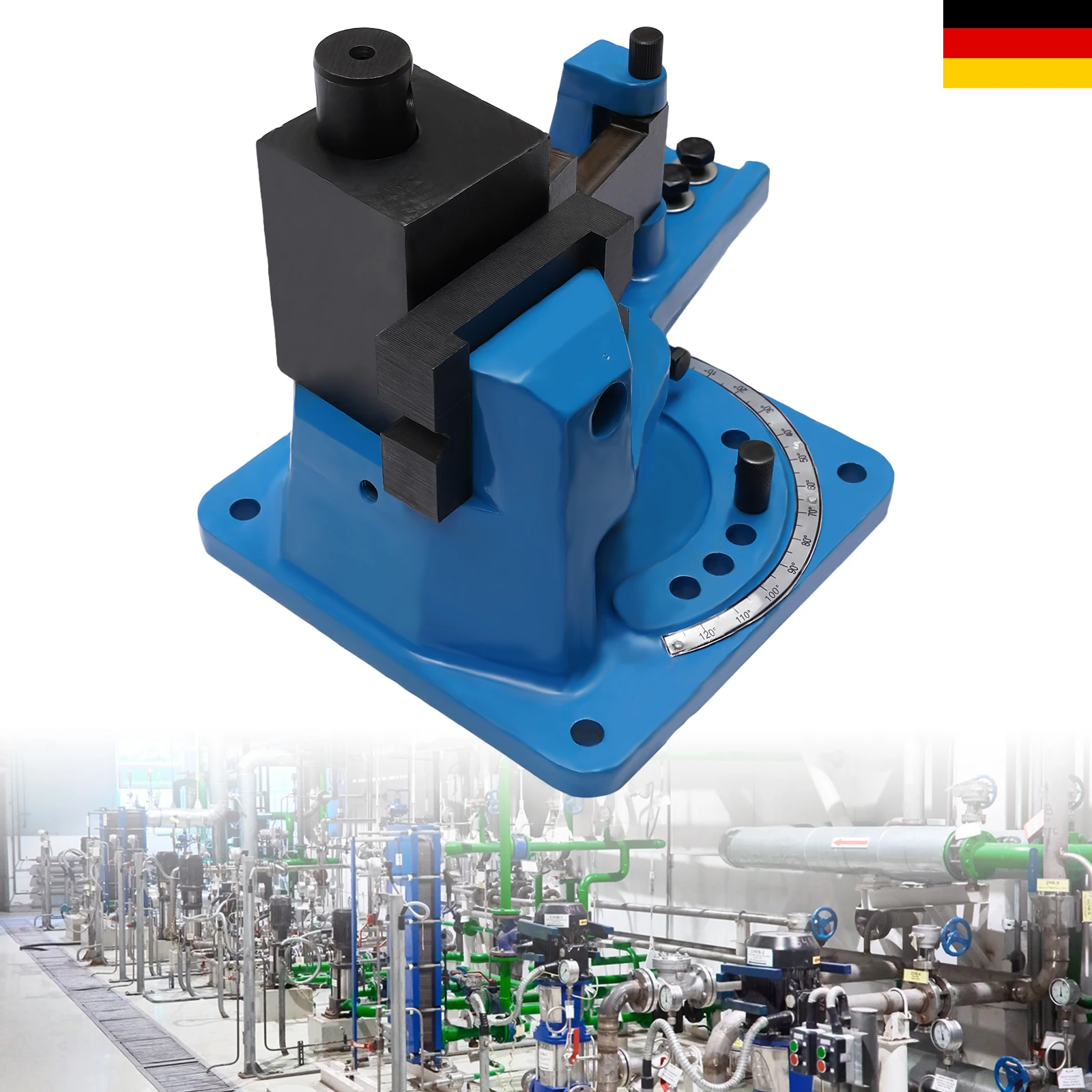 Max 15.8mm Metal Scroll Bending Machine 0-120° Universal Bender for Steel Iron Cooper Aluminum Grids, Gates, Railings - UB70