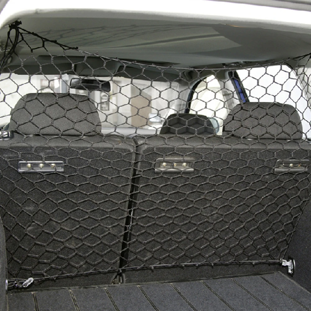 Dog Car Net Barrier Pet Car Divider Back Seat Barrier Net, Easy to Install and Remove, Car Dog Divider for SUV Trucks