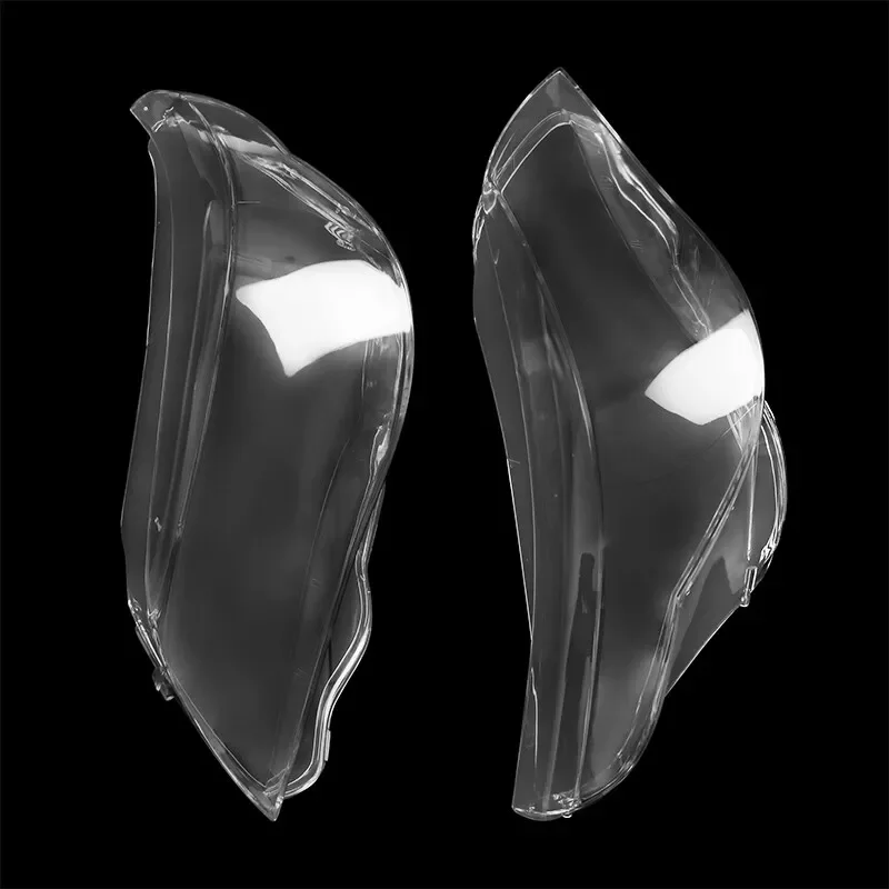 Car Headlight Lens Cover For BMW E60 E61 5 Series 525i 530i 545i 550i 2004-2010 Head Lamp Lampshade Clear Automotive DRL Shell