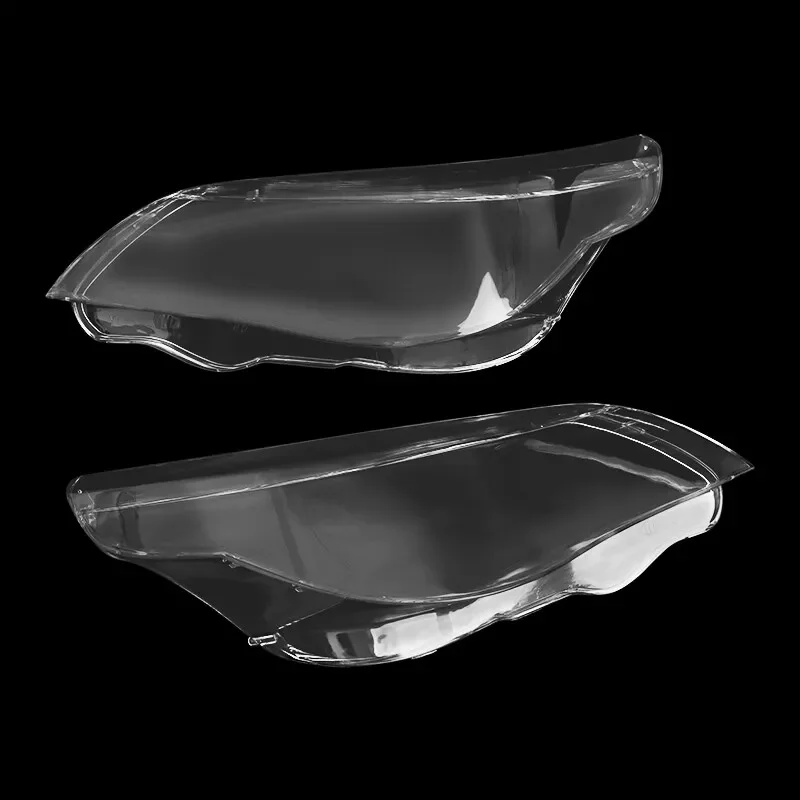 Car Headlight Lens Cover For BMW E60 E61 5 Series 525i 530i 545i 550i 2004-2010 Head Lamp Lampshade Clear Automotive DRL Shell