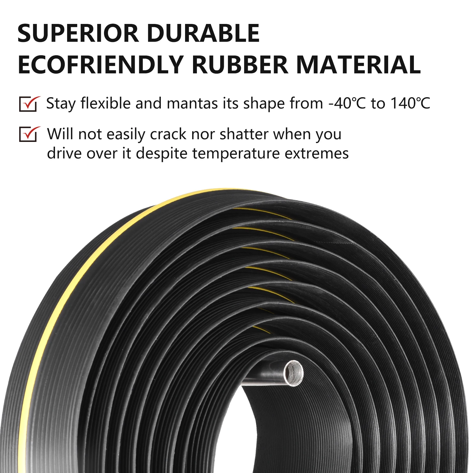 6M Garage Door Threshold Seal Waterproof Seal Strip Floor Buffer Sealing Strips Rubber DIY Seal Replacement For Garage Doors