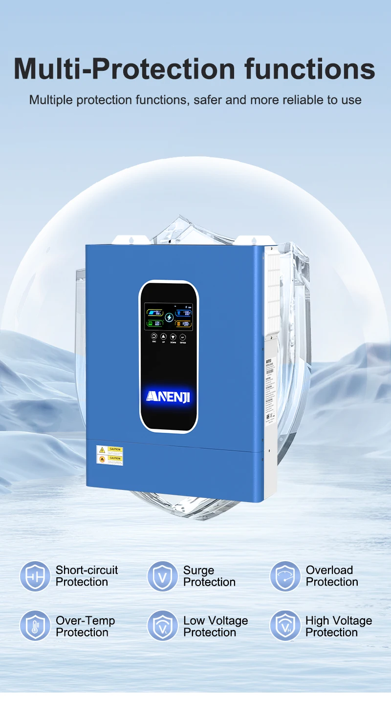 11Kw 48V 4.2Kw 24V Hybrid Solar Inverter Parallel 230V Pure Sine Wave Mppt Inverter Off Grid Tie 100A 160A Mppt Solar Charger