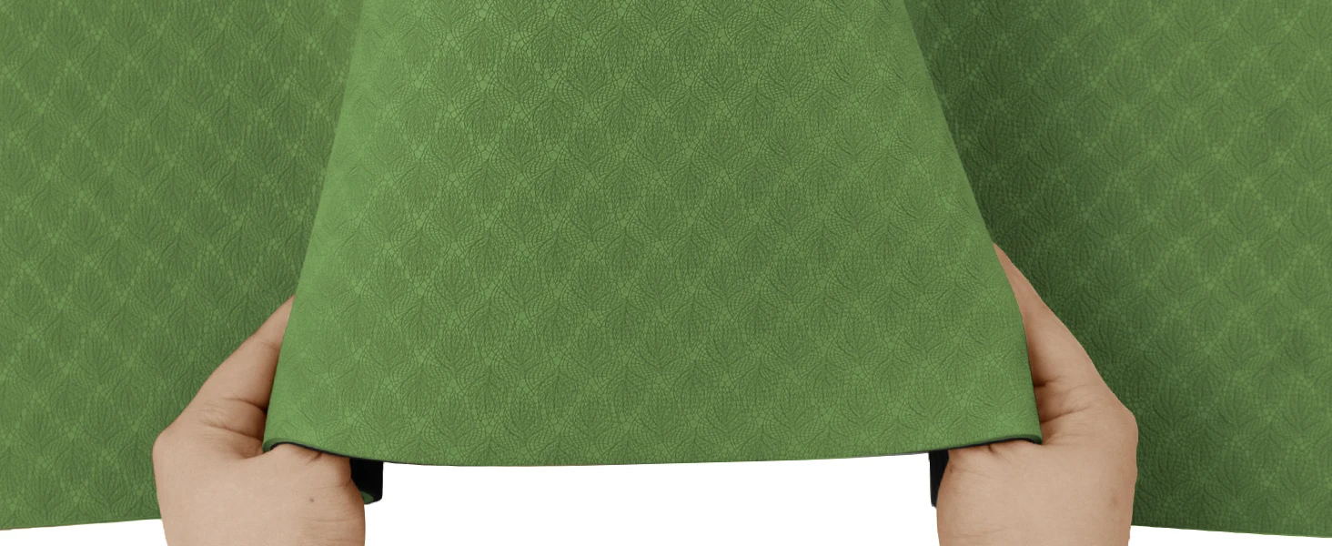 80Cm/100Cm Yoga Mat Non Slip Tpe Gymnastics Mat for Pilates Fitness & Training Sports Mat for Yoga Pilates & Gym