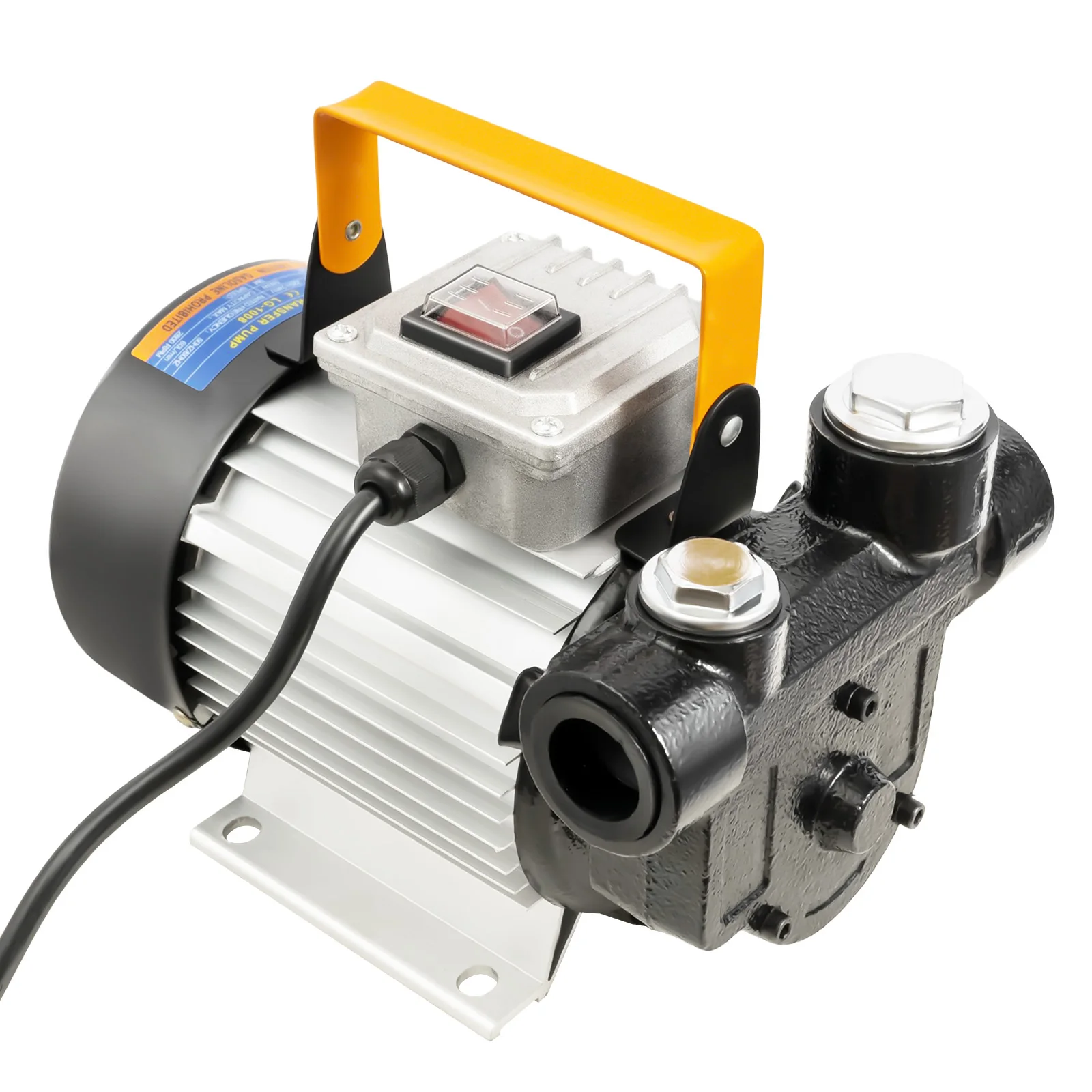 60L/Min Self Priming Electric Oil Pump Transfer Fuel Oil Diesel 550W Biodiesel Pump Heating Oil Pump Delivery Pump Suction Pump