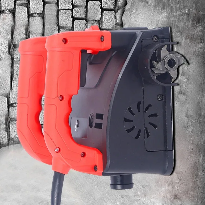 1680W Concrete Grinder,Portable Refurbishment Milling Machine,Wall Grinder,Wall Milling Cutter,3000 rpm 1-4 mm Depth Adjustable
