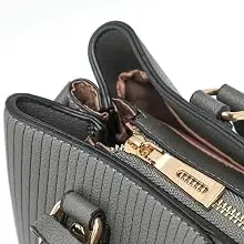 Miss Lulu WOMEN'S Handbag, PU leather Elegant Handle bag, Vintage Hobo bag with Detachable Shoulder Strap and Top Handle