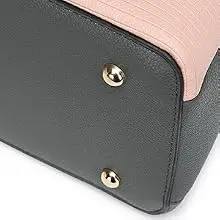 Miss Lulu WOMEN'S Handbag, PU leather Elegant Handle bag, Vintage Hobo bag with Detachable Shoulder Strap and Top Handle
