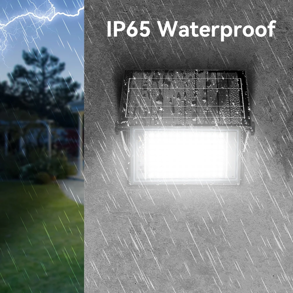 200W/150W/100W/50W/30W Solar Floodlight Outdoor Waterproof LED Spotlight with Remote Control Solar Powered Wall Lamp For Patio Garage Backyard Street