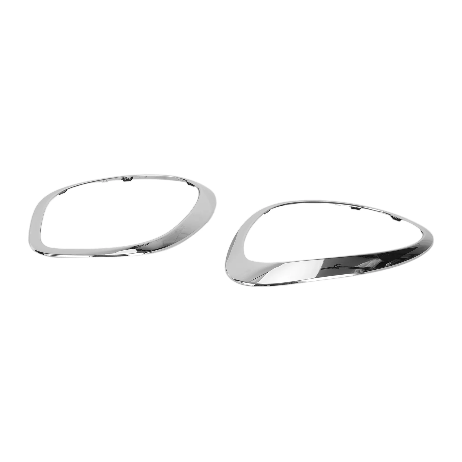Artudatech 2X Chrome Headlight Trim Ring Bezels For Mini Cooper R60 Countryman 2011-2016