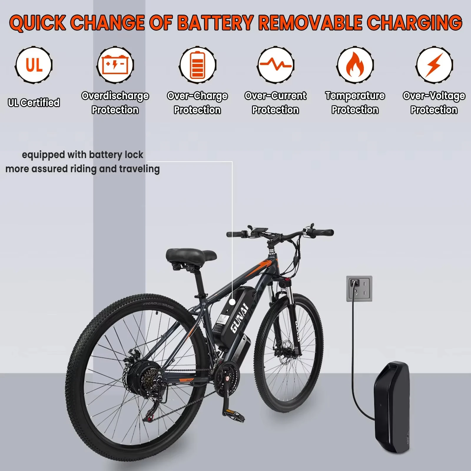 GUNAI GN29 rower elektryczny dla dorosłych 750W elektryczny rower szosowy 48V 15Ah MTB E-Bike 29 "rower górski 50 km/h maksymal