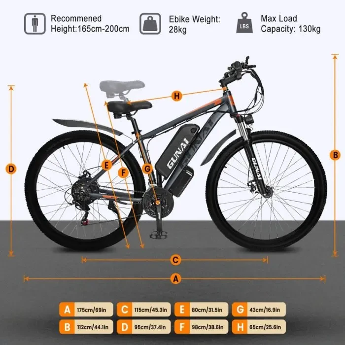 GUNAI GN29 rower elektryczny dla dorosłych 750W elektryczny rower szosowy 48V 15Ah MTB E-Bike 29 "rower górski 50 km/h maksymal