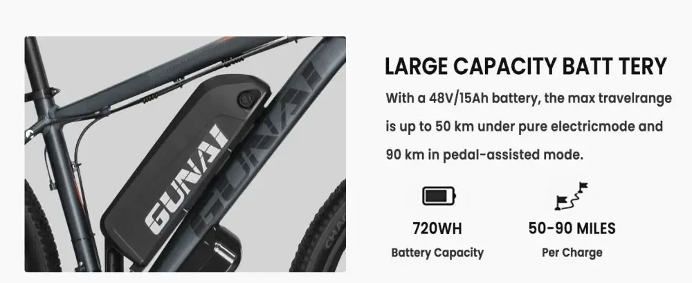 GUNAI GN29 rower elektryczny dla dorosłych 750W elektryczny rower szosowy 48V 15Ah MTB E-Bike 29 "rower górski 50 km/h maksymal