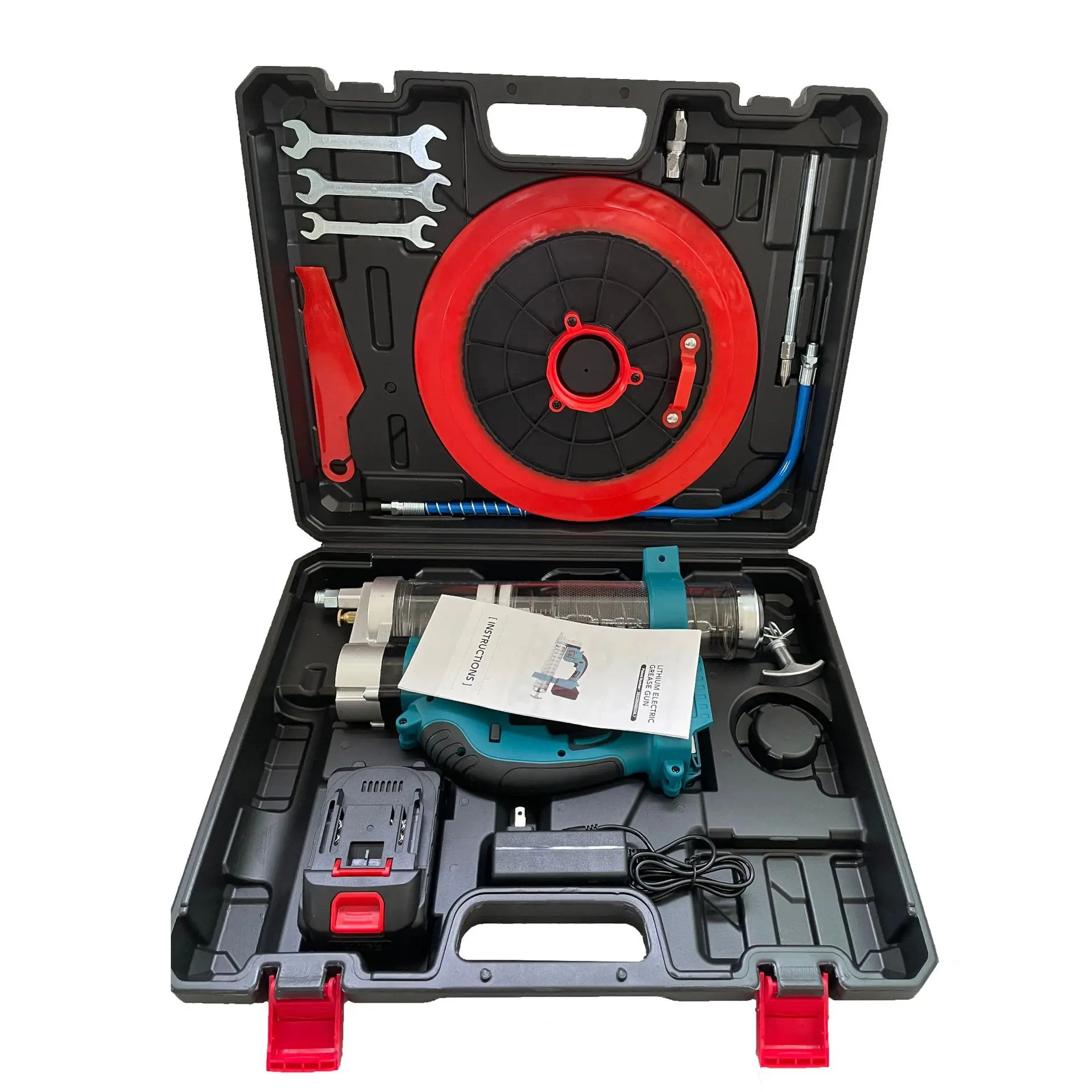 10000PSL Cordless Electric Grease Gun 689Bar High Pressure Car Lubricating Oil Car Maintenance Power Tool For Makita 18v Battery