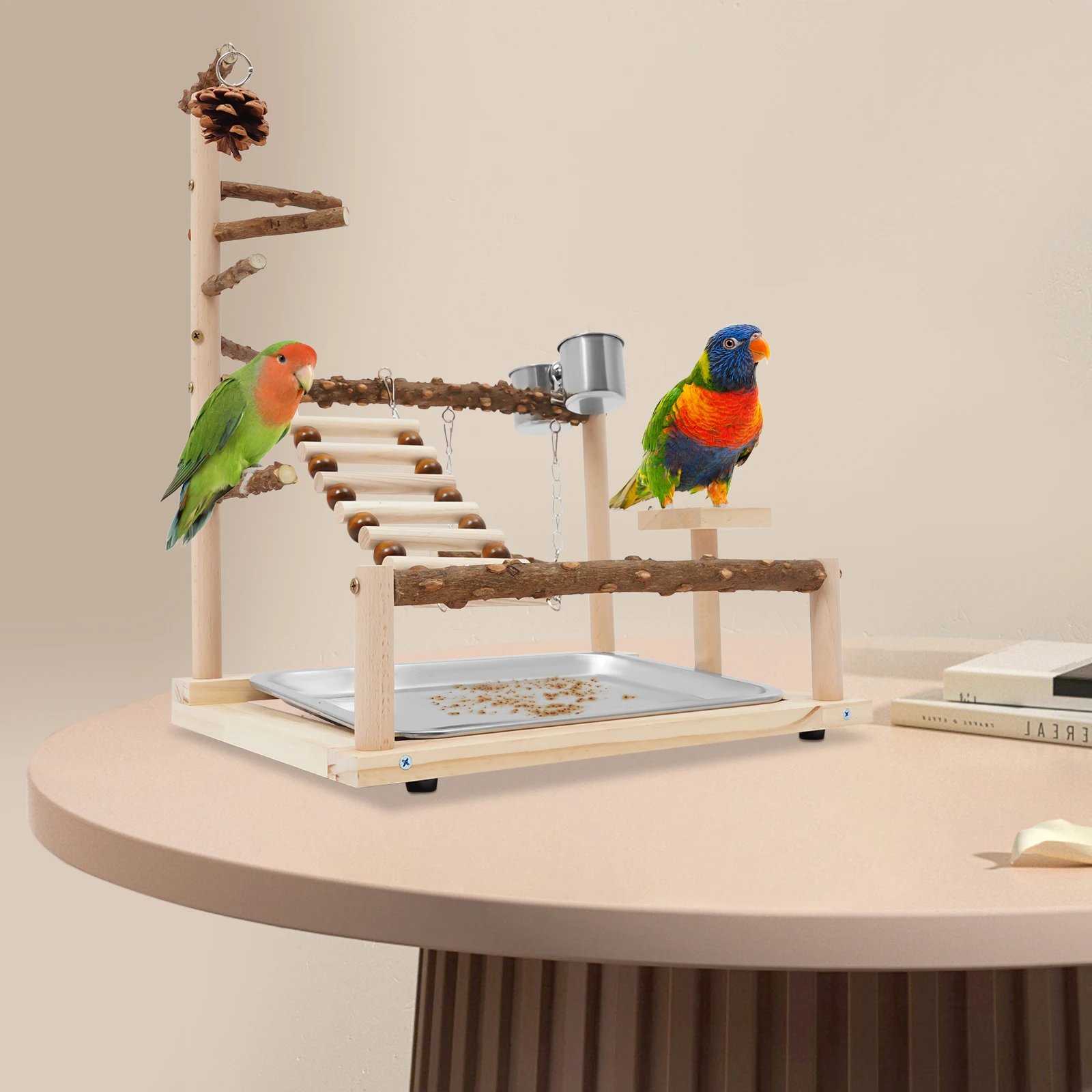 Wooden Bird Playground, Bird Playground, Parrot Playground