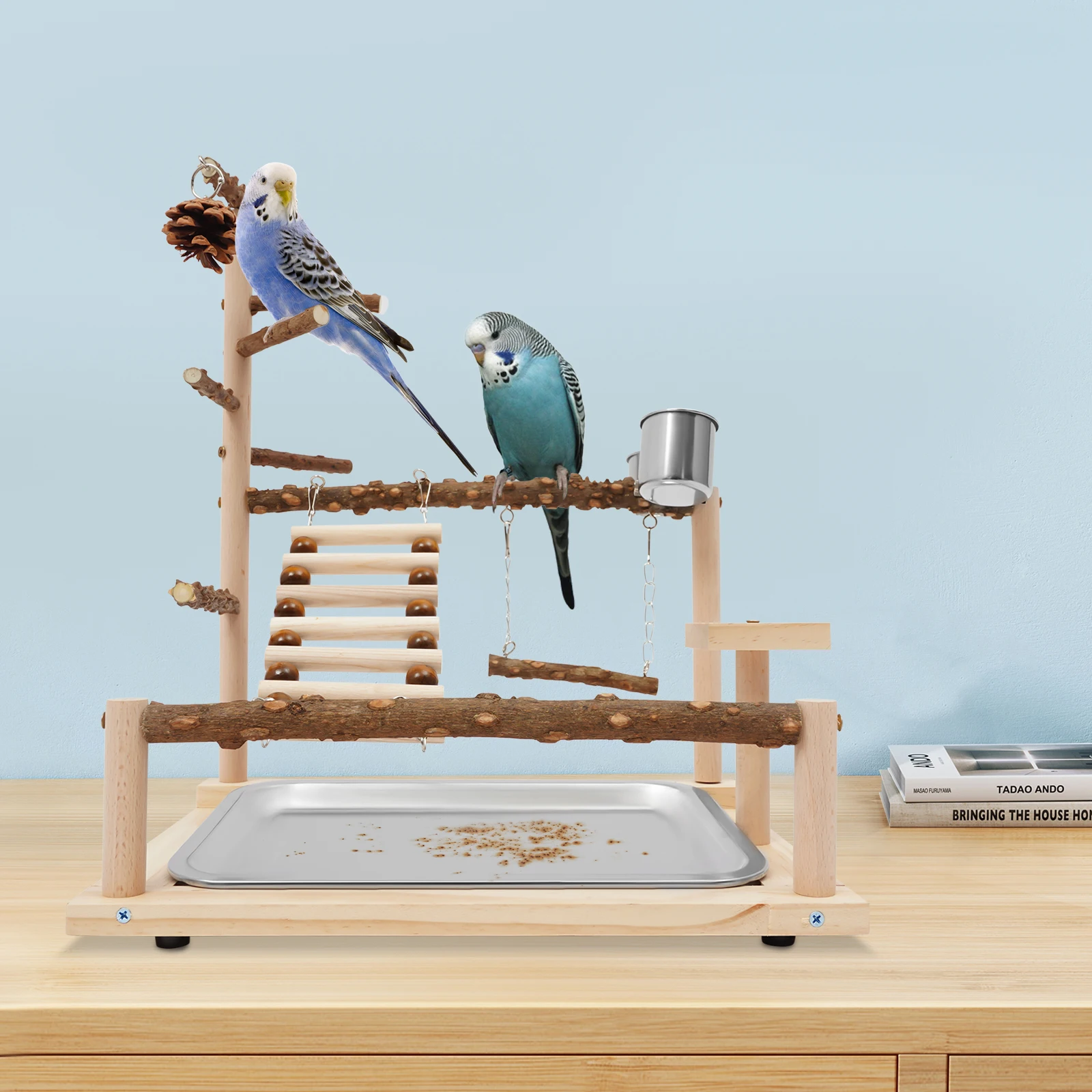 Wooden Bird Playground, Bird Playground, Parrot Playground