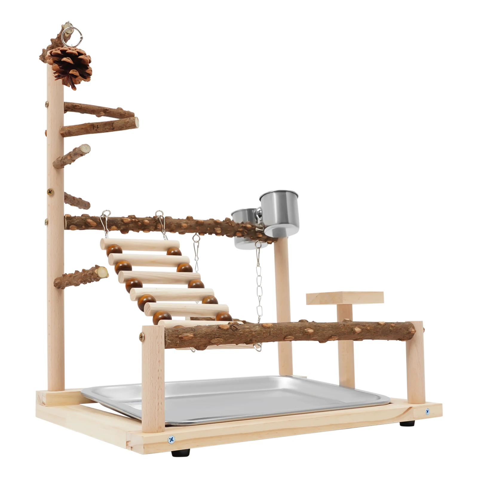 Wooden Bird Playground, Bird Playground, Parrot Playground