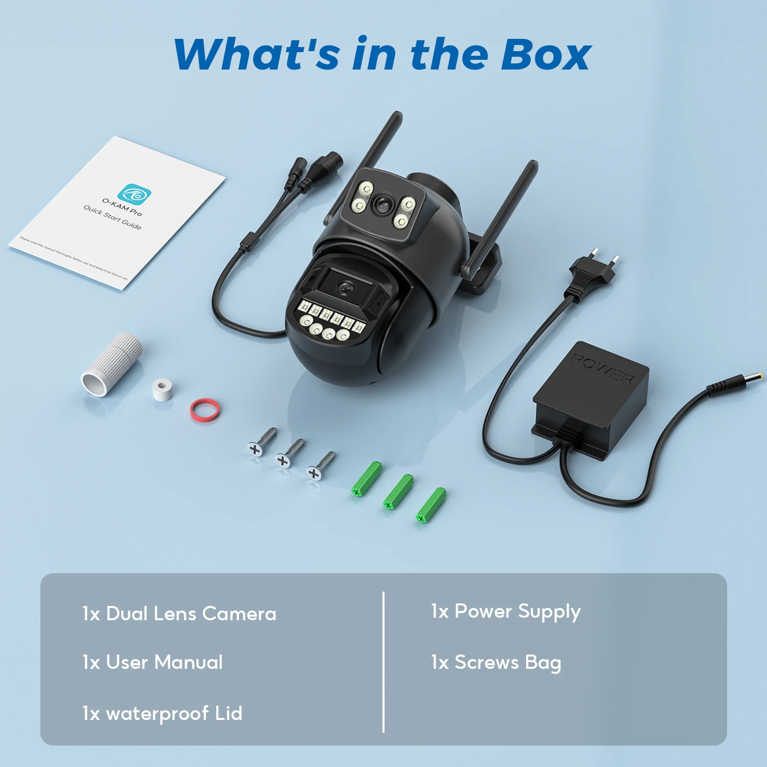 10MP 5K Wifi Camera Dual Lens Dual Screens HD Outdoor Security Camera Email Alert Ai Night Vision CCTV Home Surveillance Camera