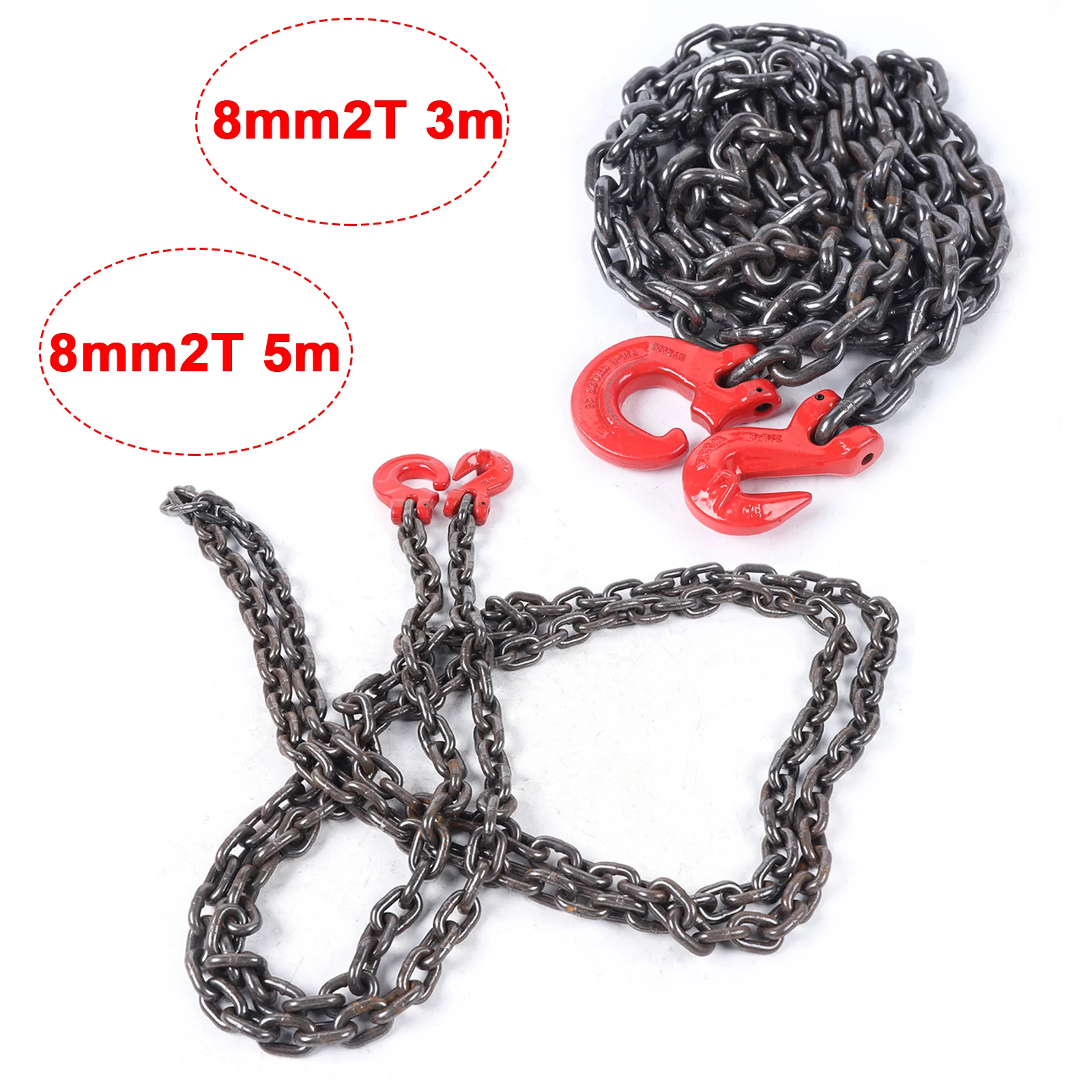 2T Chain Sling Alloy Steel Hoist Chain 3m/5m Durable Engine Lift Chain for Lifting or Moving Loads in Various Industries