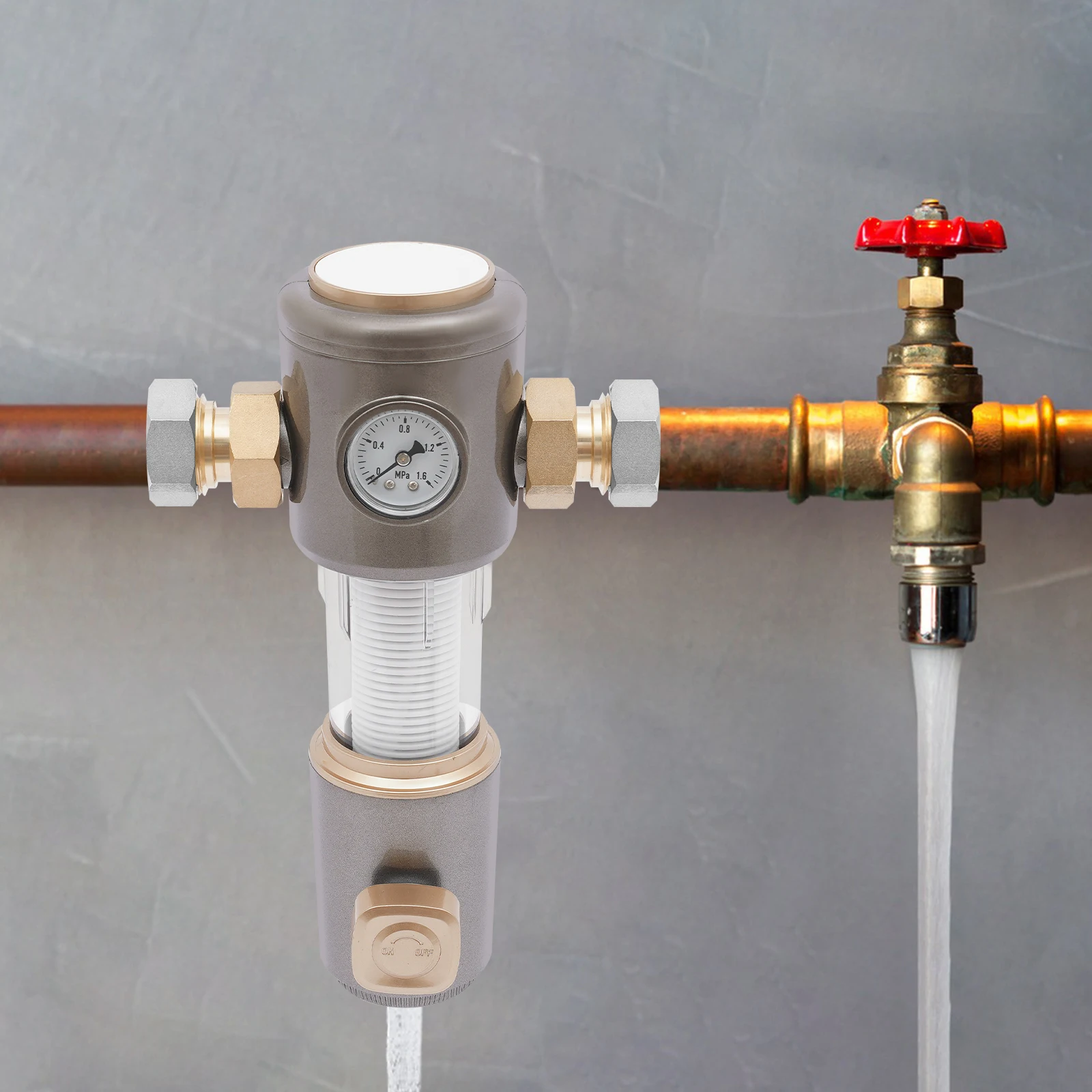 Sediment Backwash Filter Water Sediment Filter Household Water Filter Water Filter