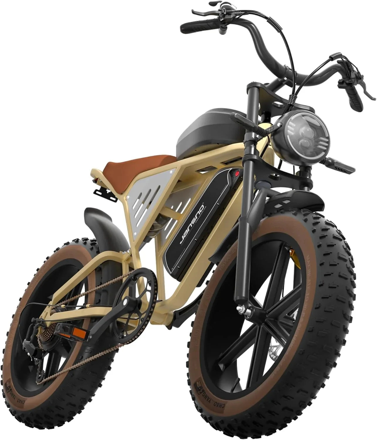 JANSNO X70G Electric Bicycle 750W Powerful Motor 48V34AH Lithium Battery Adult Electric Bike 20*4.0 inch Fat Tire Mountain Ebike