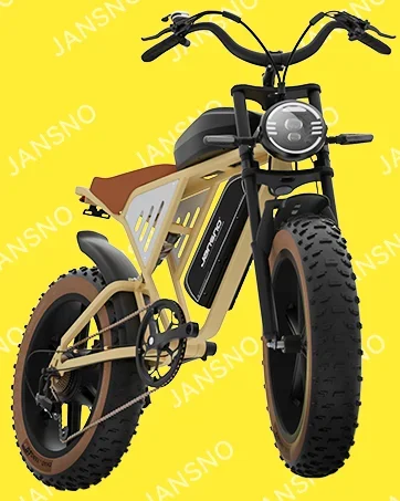 JANSNO X70G Electric Bicycle 750W Powerful Motor 48V34AH Lithium Battery Adult Electric Bike 20*4.0 inch Fat Tire Mountain Ebike