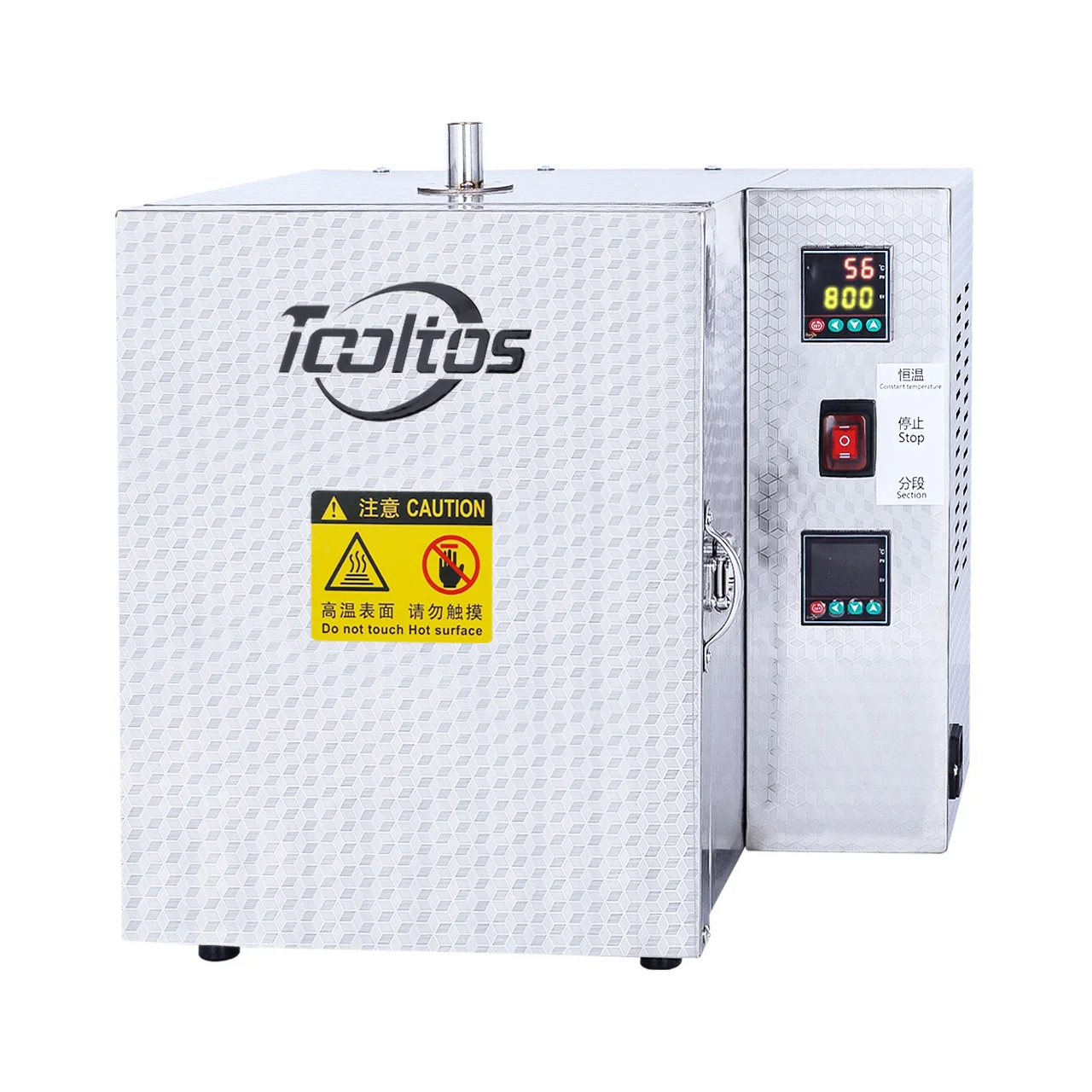 2-in-1 High Temp Jewelry Casting Furnace Oven Machine for Mold Burnout with Precise Digital Thermostat