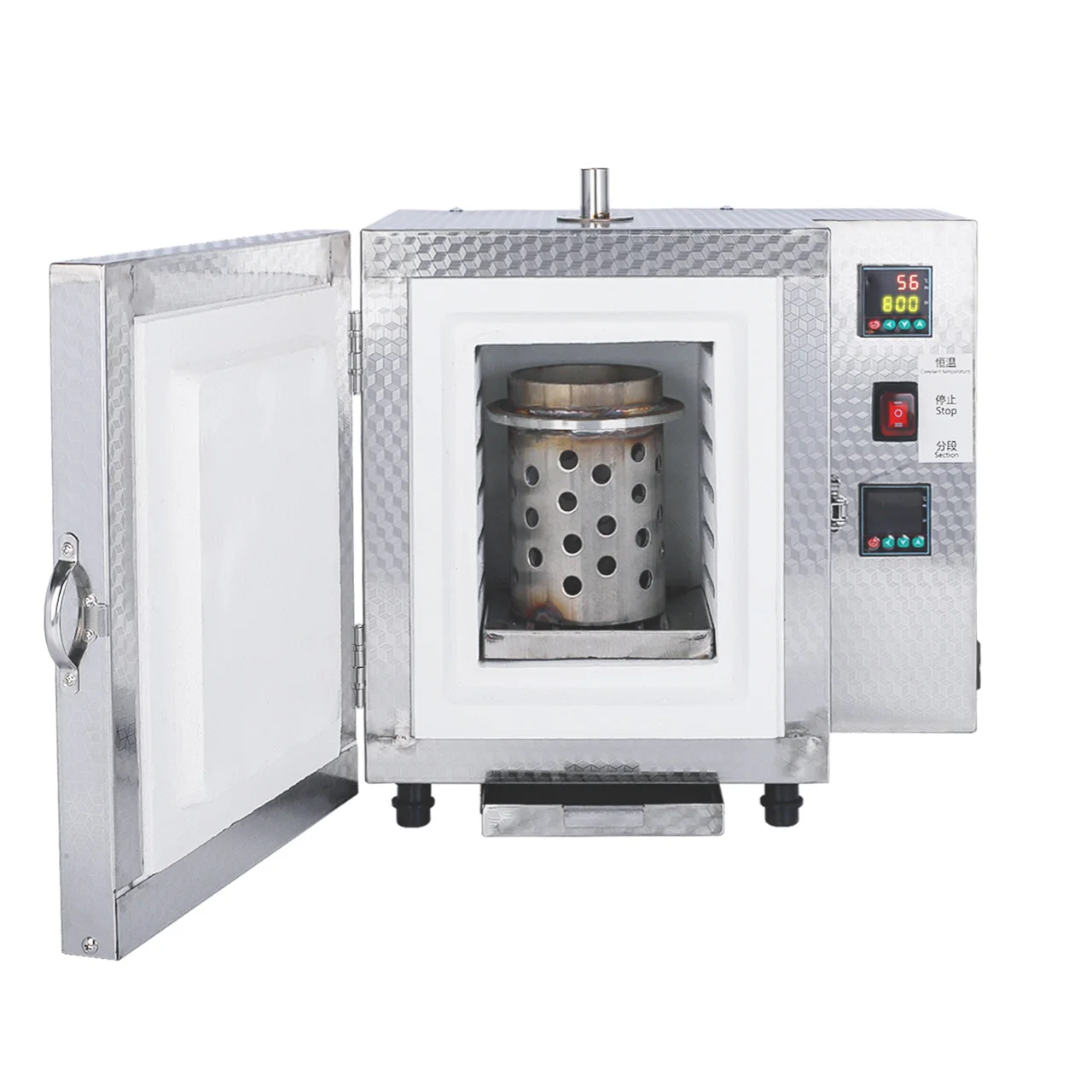 2-in-1 High Temp Jewelry Casting Furnace Oven Machine for Mold Burnout with Precise Digital Thermostat