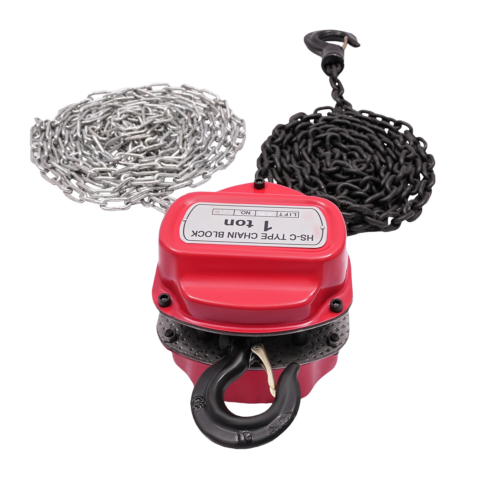 Manual Chain Hoist 4M 1T G80 Manganese Steel Manual Hand Lift Steel Chain Block Hoist
