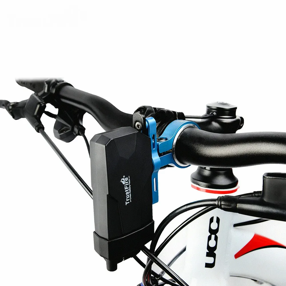Trustfire HE03 Bike Accessories Bicycle Bottle Holder Mountain Aluminum Alloy Water Bottle Cage Handlebar Mount For MTB Cycling