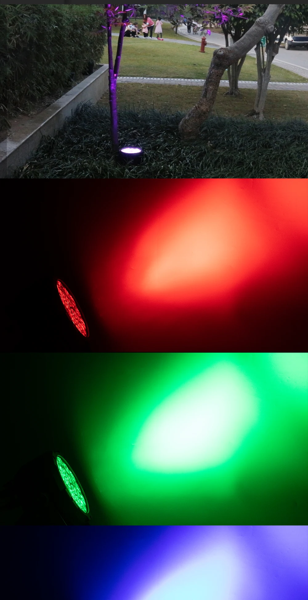 SHEHDS Waterproof IP65 LED RGBWA+UV 6in1 18X18W/7X18W Dj Disco Outdoor Paty Decoration Street lights