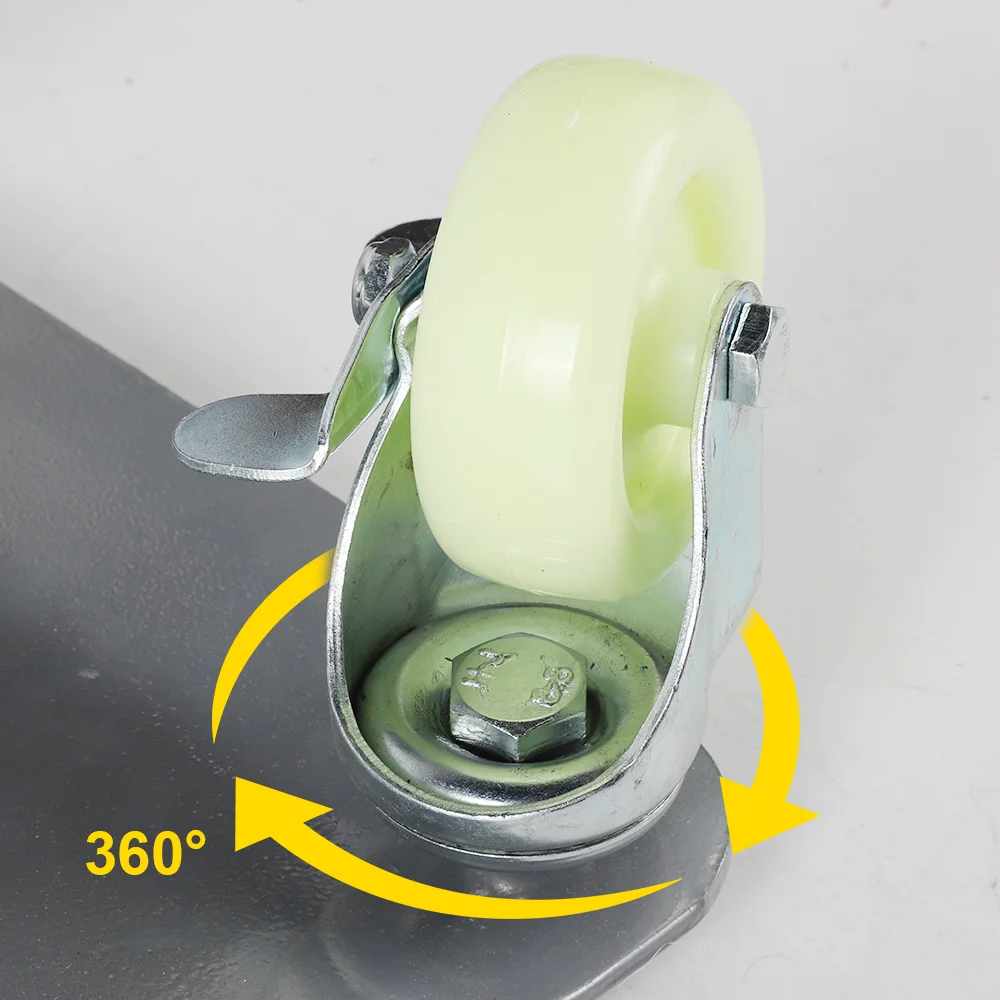 [EU Stock] 4pc Car Tire Wheel Trolley Dollies Vehicle Skates Moving Tire with 4 Casters Universal Wheels Car Movers Auto Repair
