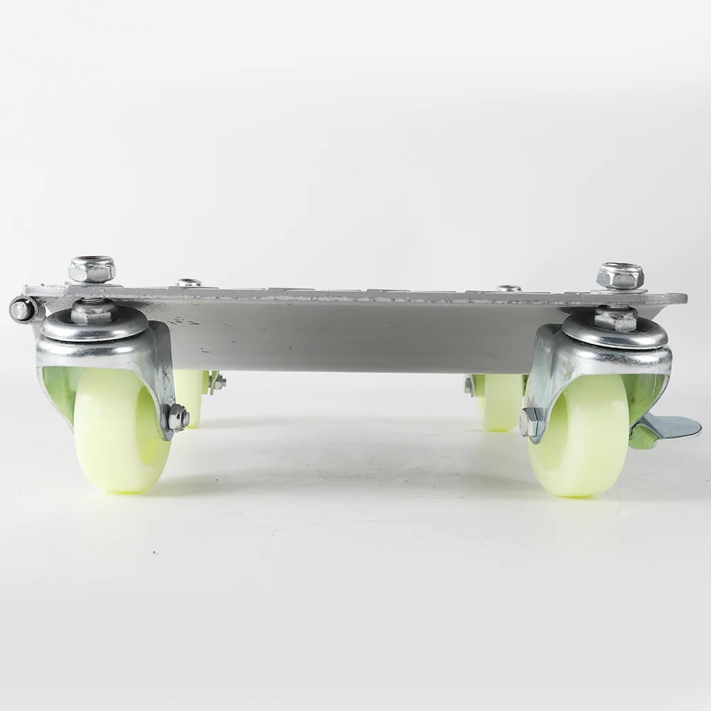 [EU Stock] 4pc Car Tire Wheel Trolley Dollies Vehicle Skates Moving Tire with 4 Casters Universal Wheels Car Movers Auto Repair