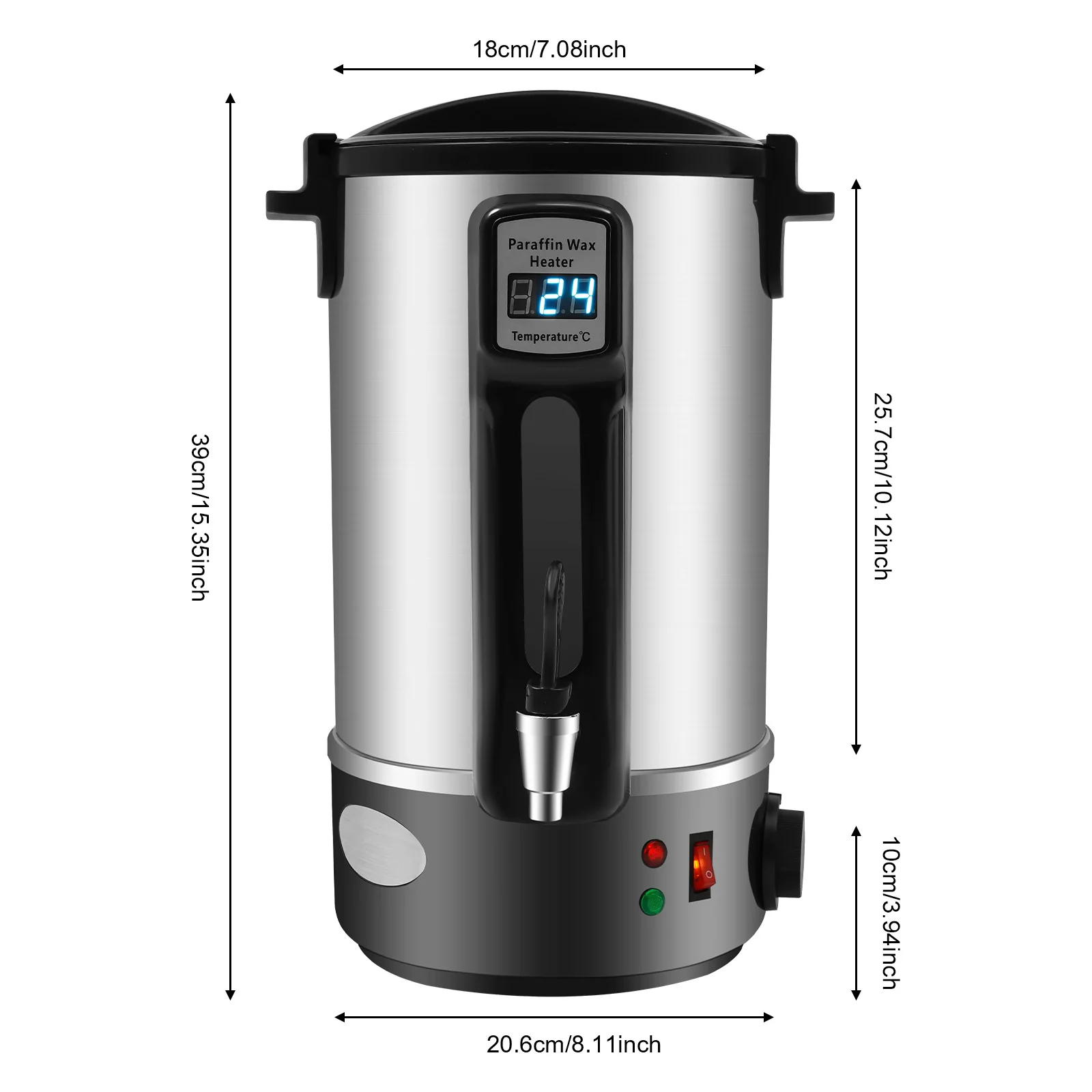 8L Wax Melter For Candle Making Large Wax Melting Pot With Spout DIY Candle Melting Pot for small wax business and making candle