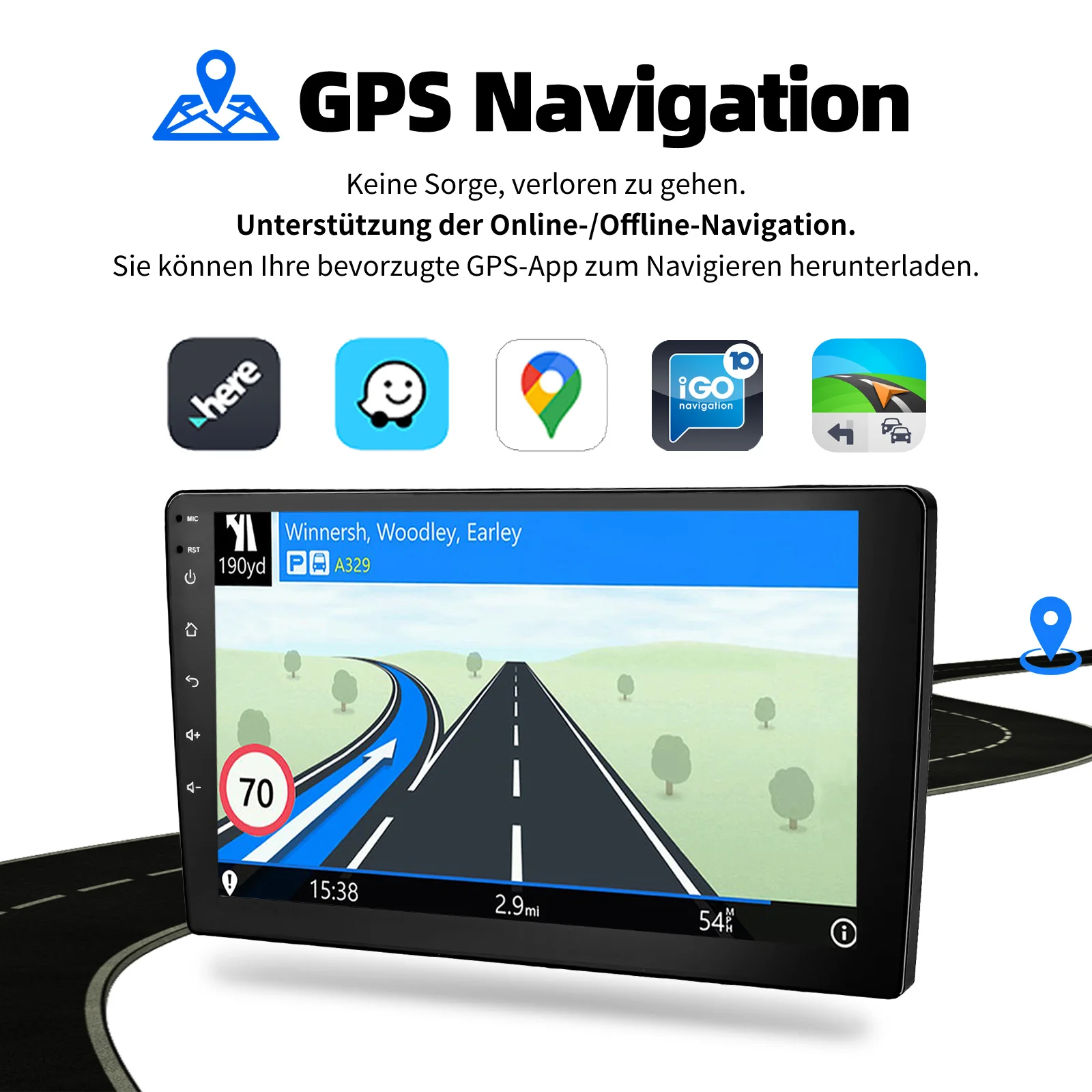 ESSGOO 8Core 128G 9" For Hyundai i10 II IA/BA 13-16 Android 14 Car Radio CarPlay Android Auto GPS Navi4G Wifi FM RDS BT DSP 2DIN