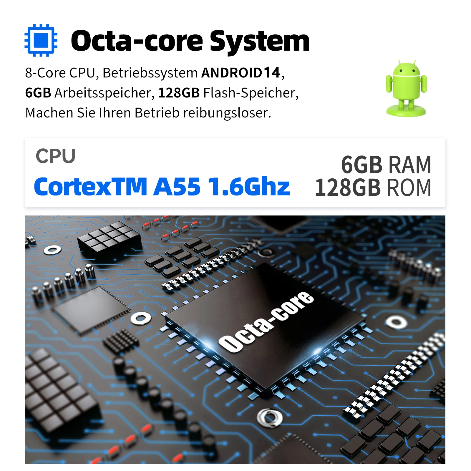 ESSGOO 8Core 128G 9" For Hyundai i10 II IA/BA 13-16 Android 14 Car Radio CarPlay Android Auto GPS Navi4G Wifi FM RDS BT DSP 2DIN