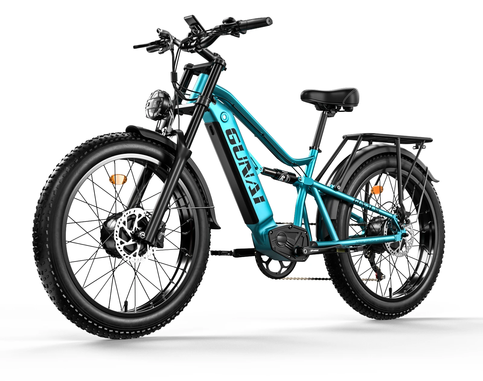 GUNAI-M2 Adult Electric Bike 1500W Electrical Road Bicycle 48V 17.5Ah Fatbike MTB E-bike 26" Mountain Ebike 60KM/H Max Speed
