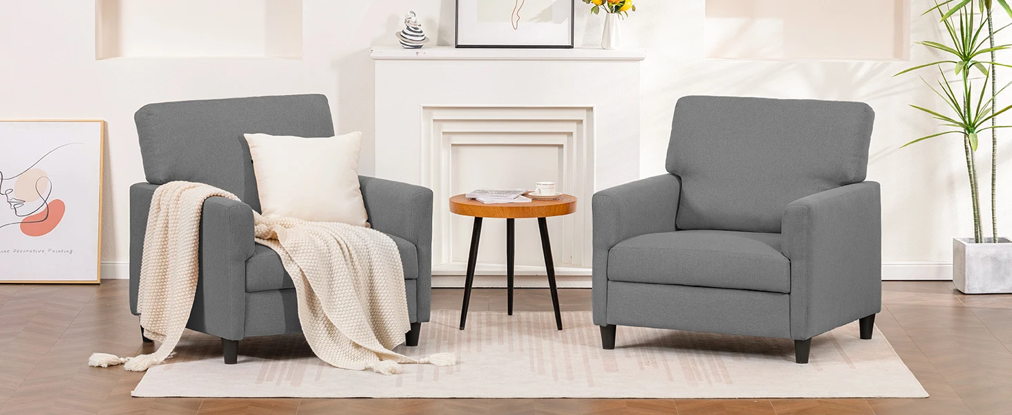 COMHOMA Relax armchair TV armchair TV armchair lounge armchair armchair living room single sofa for bedroom reading corner linen cover