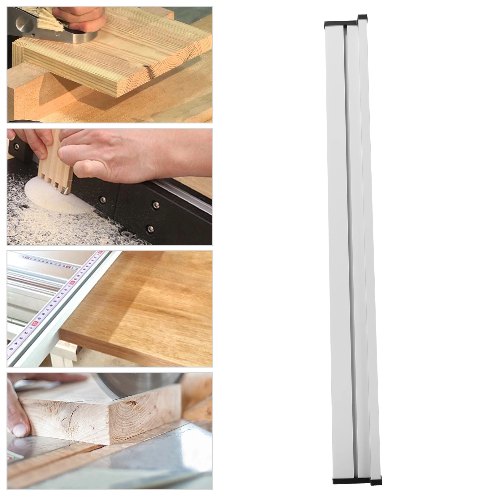 75 Type T-Slot Aluminum Alloy Miter Rail Silver up to 13mm/5.51in Fence And Woodworking Projects - DIY Woodworking Tools